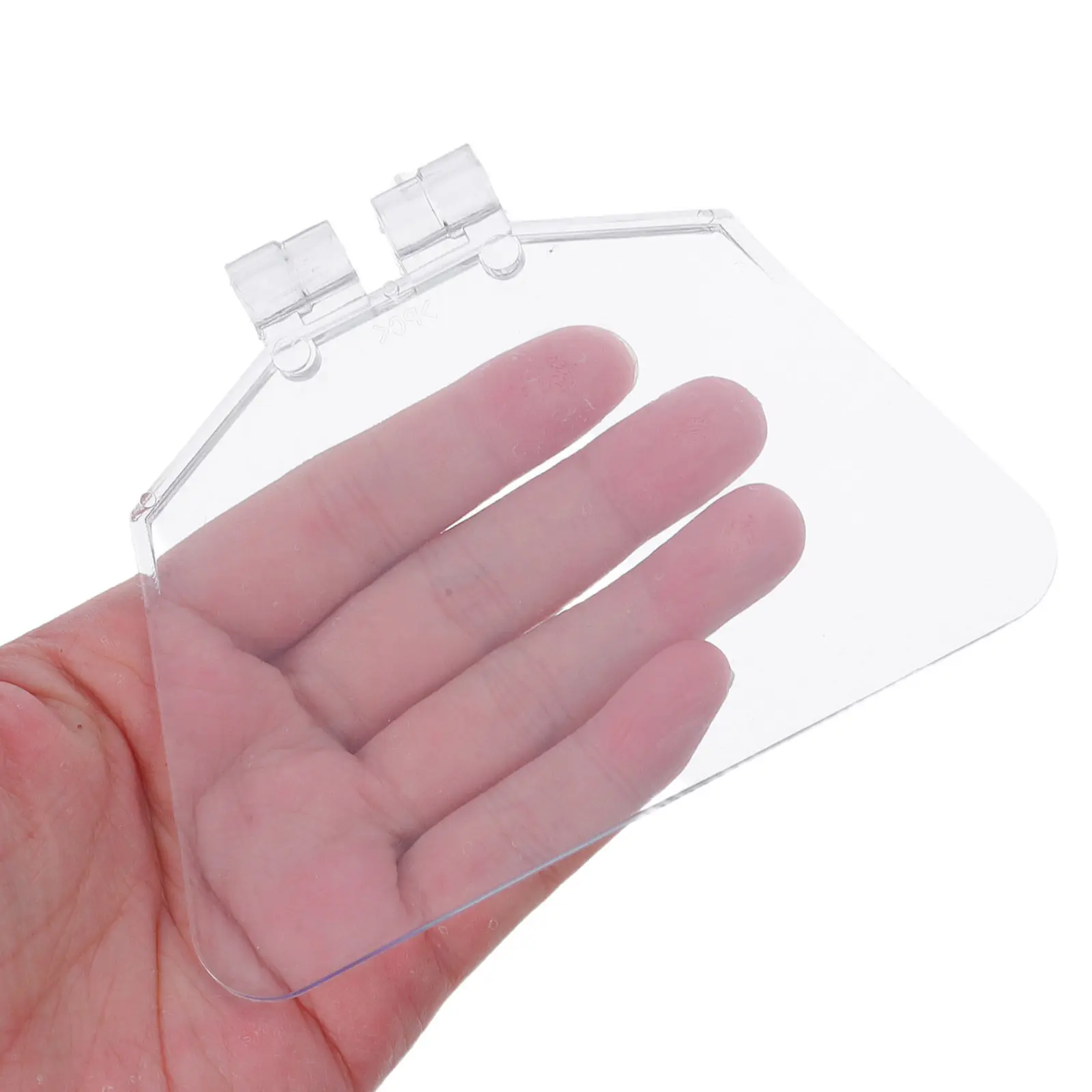 Transparent Bench Grinder Eye Shield 4.6x3.1in Wide-View Dustproof Shatterproof Safety Guard for Metal Wood Grinding Universal