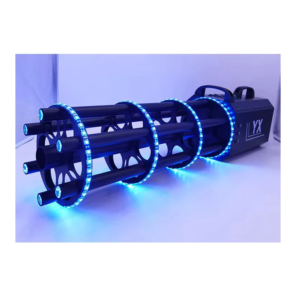 

6-головочный электрический светодиодный RGB-конфетти с сценическим эффектом. Купить машину для конфетти.