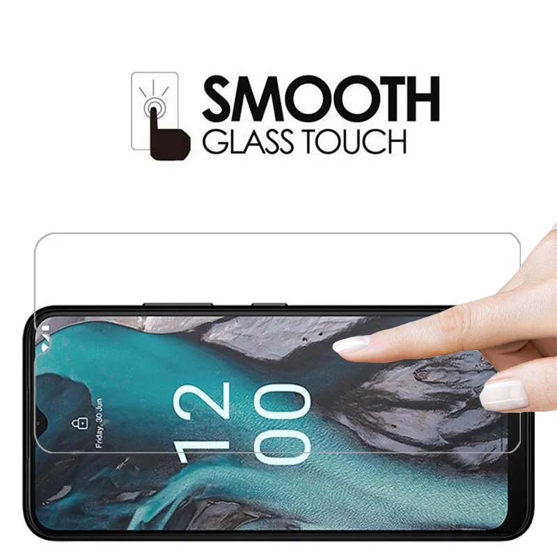 حافظة هاتف لهاتف نوكيا c22 c32 واقي شاشة من الزجاج المقسى على نوكيا 22 نوكيا 32 c 22 32 22c 32c الغطاء الخلفي 360 واقي نوكي