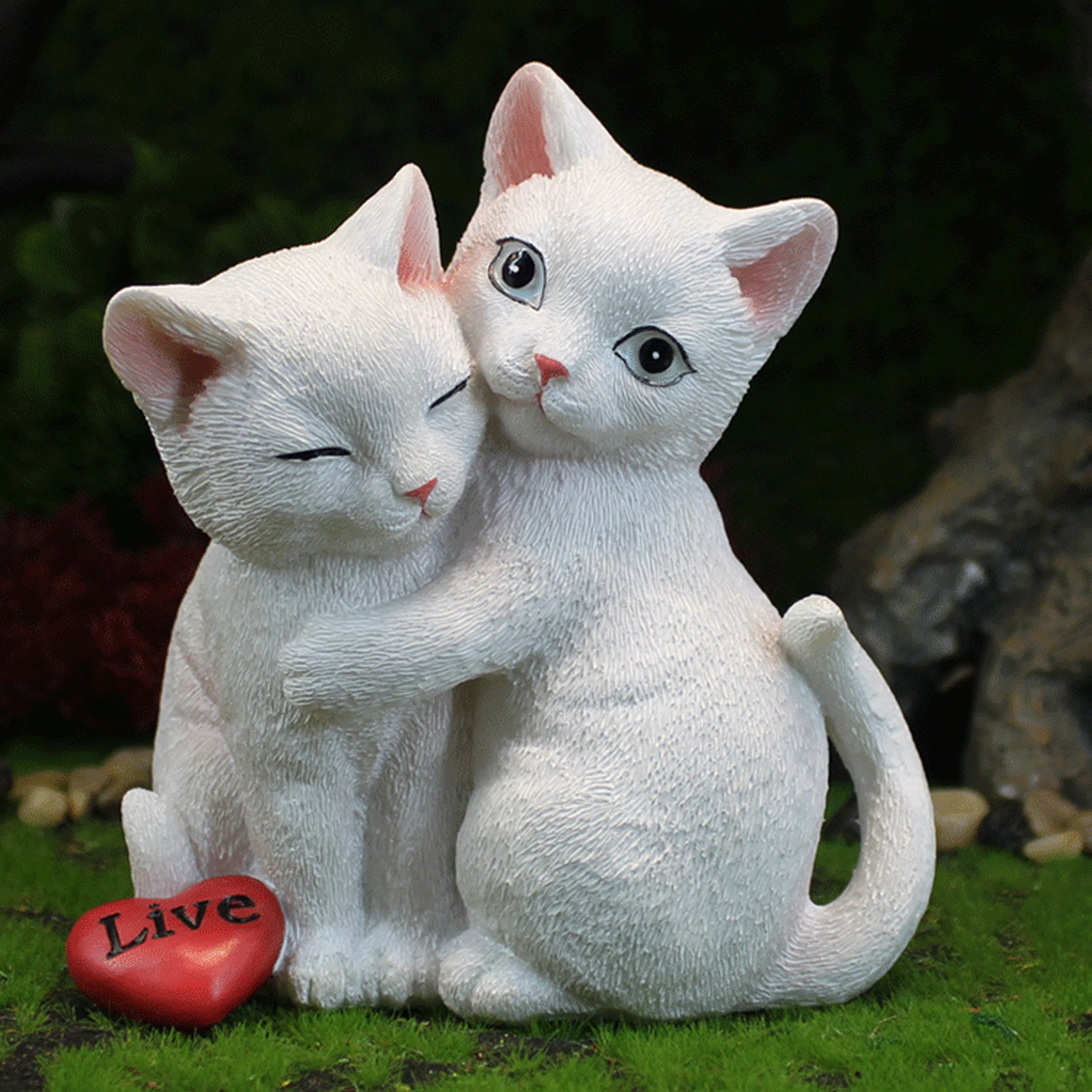 Cat Garden Statue Decorative Decoration Resin Creativity Simulation Cute Kitten Ornaments Gift For Any Occasion Crafts