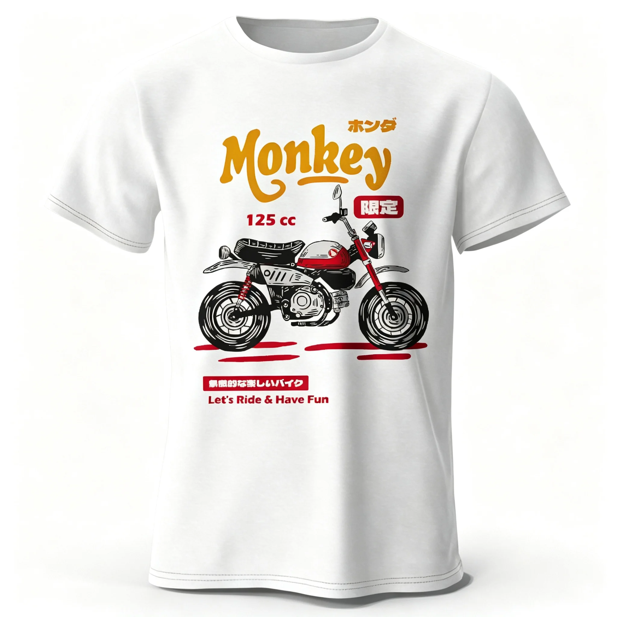 2026 Vintage Mini Bike Graphic T-Shirt Kids Adults Retro Motorcycle Street Bike Crew Neck Short Sleeve Casual Tee