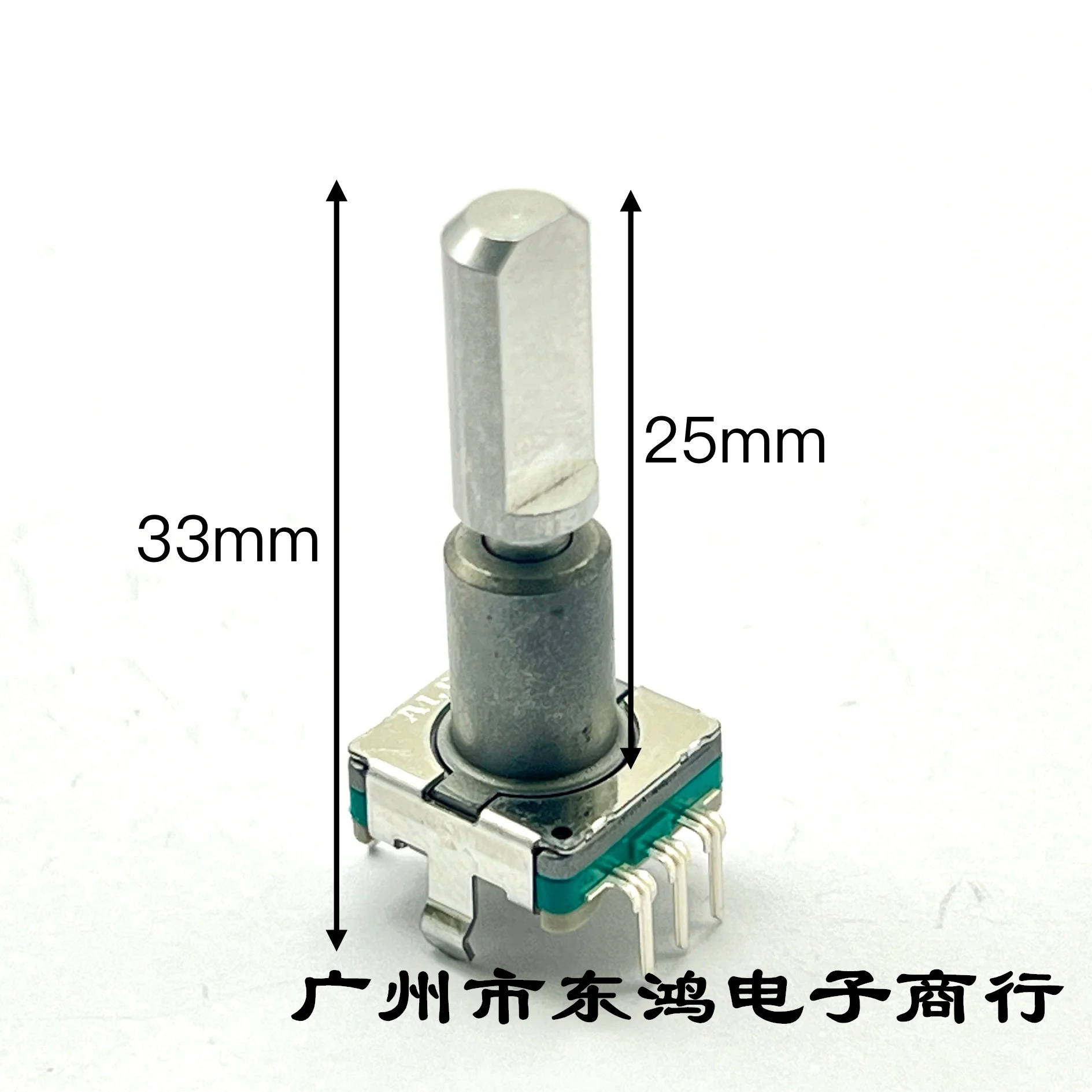 1 piece of Japanese ALPS EC11 encoder 30 positioning 15 pulse belt press switch shaft length 25mm