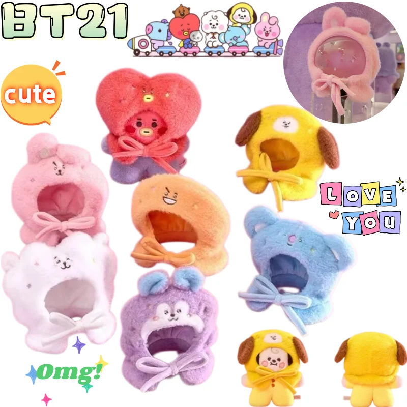 BT21 cookie chimmy tata Amie stick headgear high color value animation cartoon doll modeling fans should help diy doll headgear
