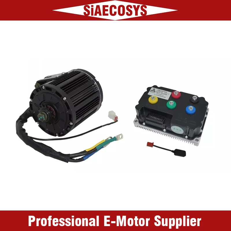 QSMOTOR QS138 4000W 90H 7500W Peak Continuous 72V Mid Drive Motor Conversion Kit with SIAYQ72180 Controller for Electric Motorcy