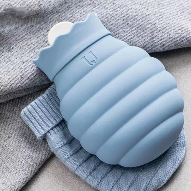 

YOUPIN Jordan&Judy Silicone Hot Water Bag With Knit Cover 313/620ml Microwave Heating Hot Water Bottle Winter Heater Hand Warmer