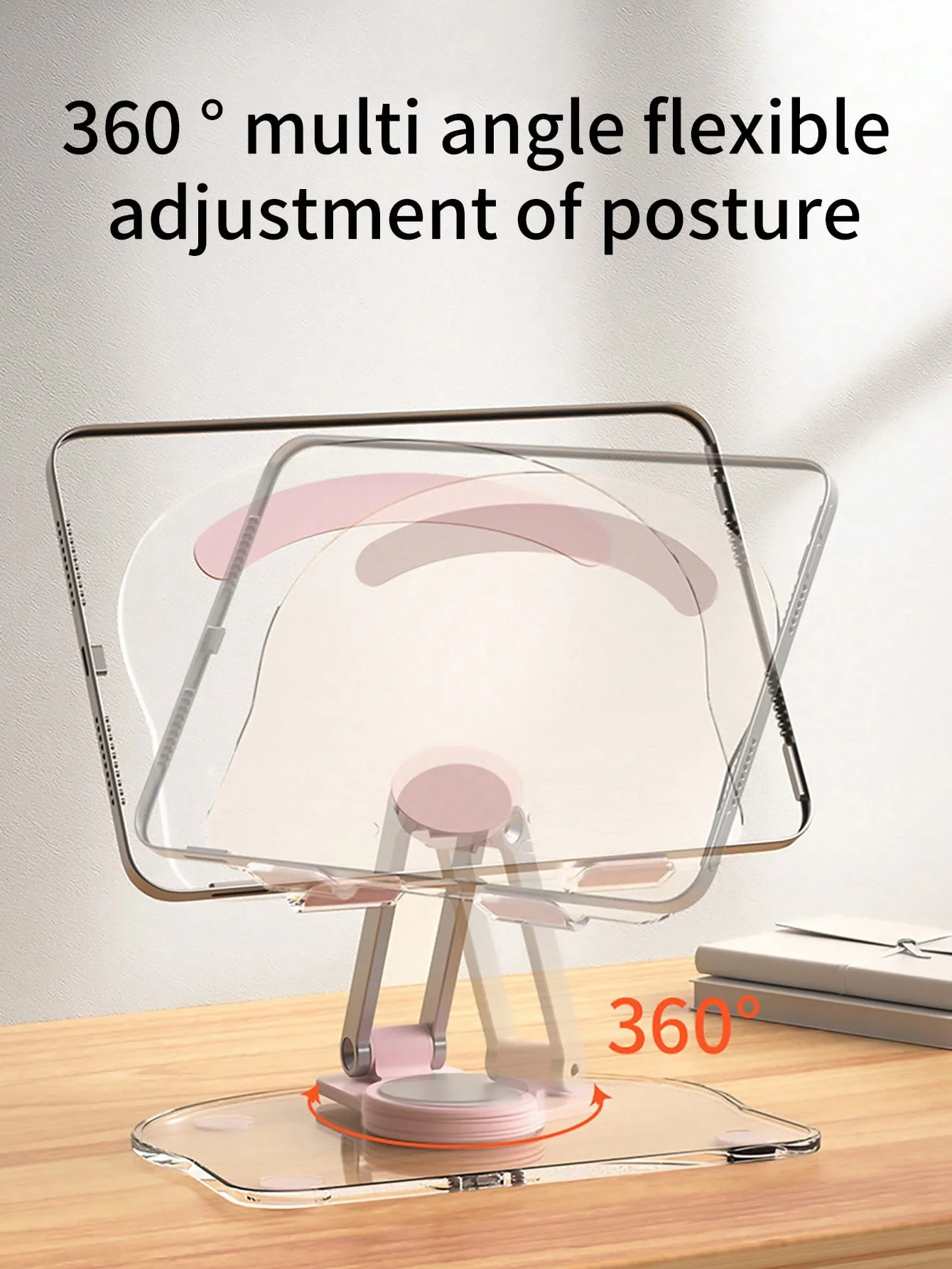 

1 шт. вращающаяся подставка для телефона, двойная складная подставка для телефона, полностью регулируемая складная настольная подставка для телефона, подставка для планшета, подходит для различных устройств