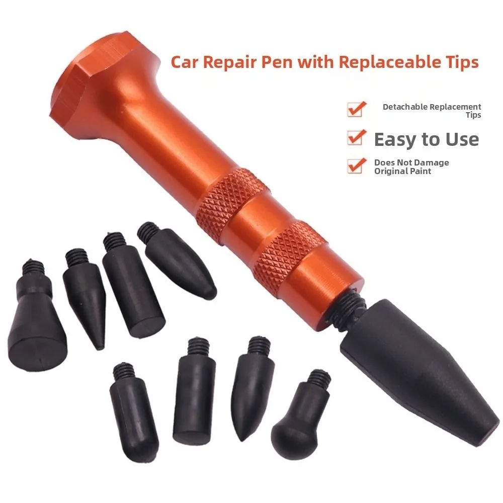 

10 шт., комплекты для ремонта вмятин без покраски, ручной инструмент, инструменты для удаления вмятин на кузове автомобиля с 9 наконечниками, сделай сам