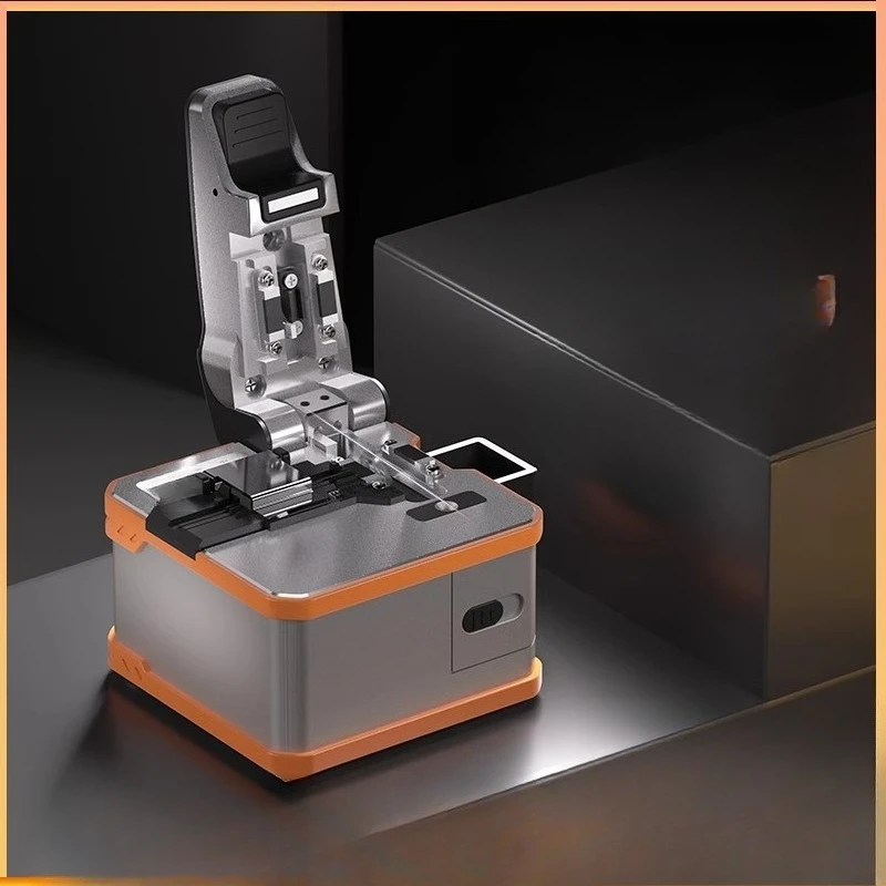 سكين قطع الألياف الضوئية الكهربائية عالي الدقة، وصلة باردة تذوب بالحرارة، آلة قطع الألياف الضوئية الخاصة