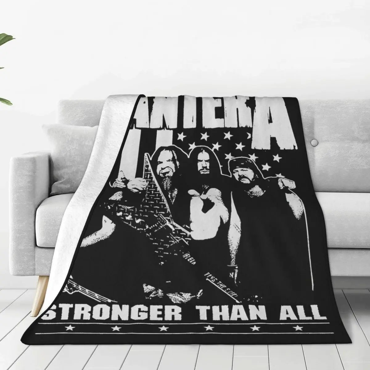 Australian Pantera Velvet Throw Blanket Heavy Mental Rock Band Blankets for Sofa Bedroom Lightweight Plush Thin Quilt