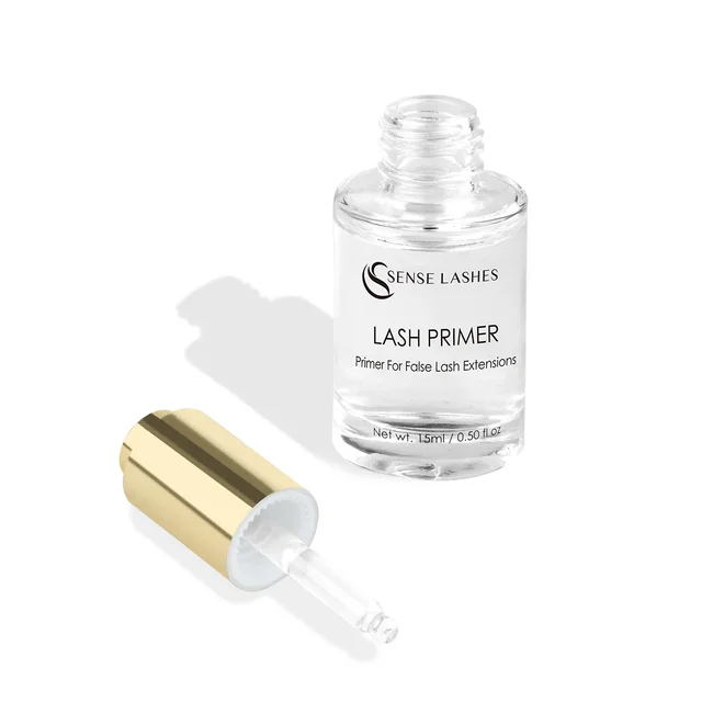 15ml Primer do rzęs przedłużanych, poprawia adhezję kleju do rzęs, lepsze utrwalenie, primer do przedłużania rzęs.