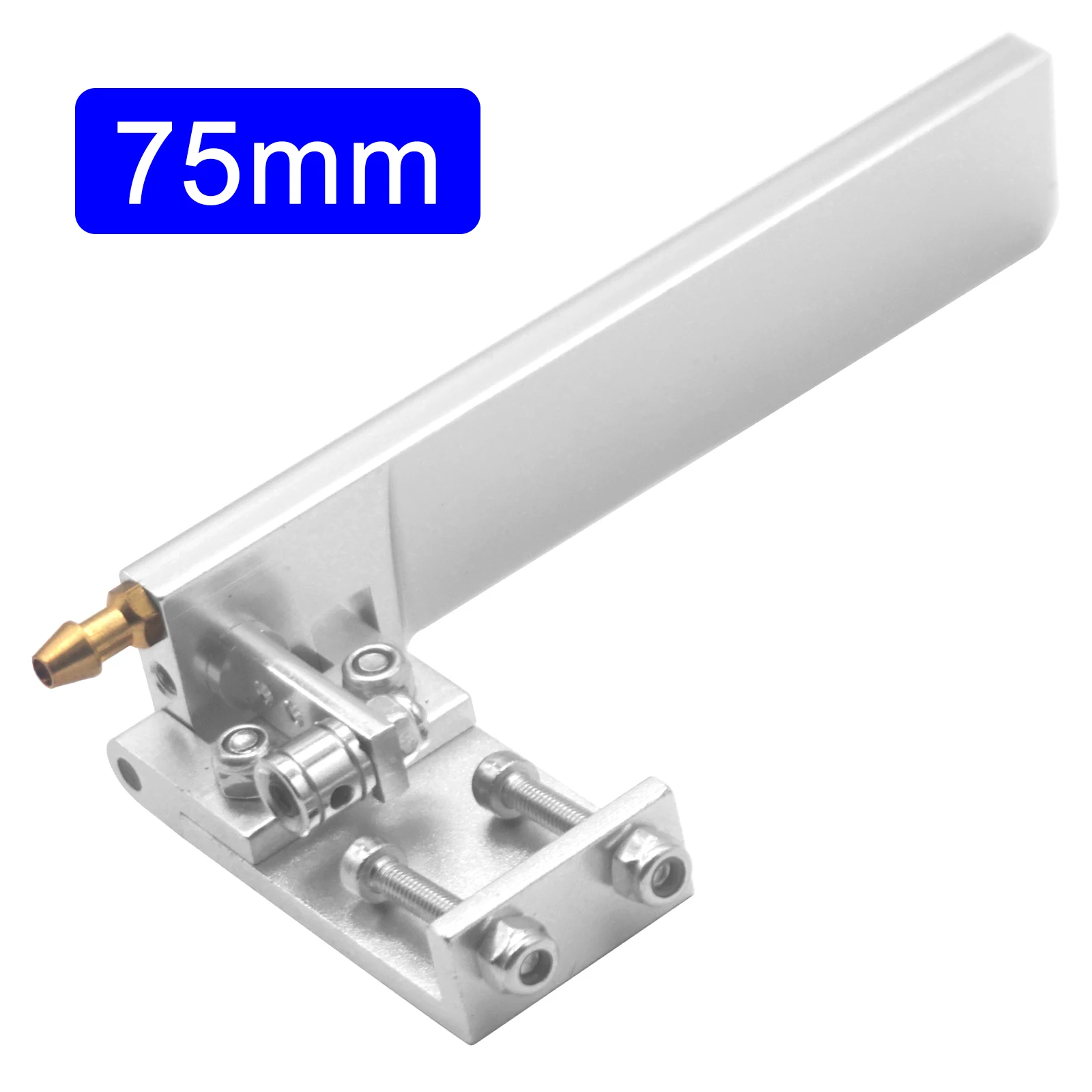 

Aluminum Alloy RC Boat Rudder with Water Pickup Suction Absorbing Steering for Electric Gas Power Remote Control RC Model Boat