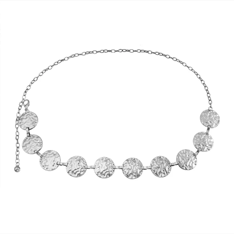 Cinturón dorado elegante con cadena para mujer, cadenas para mujer, cinturones de moda para pantalones de vestir, mujer