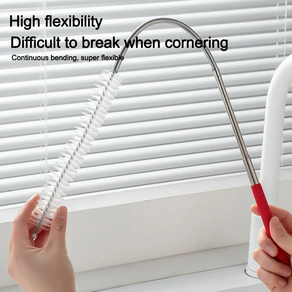 

Многоцелевой очиститель для слива, выдвижной, эффективно захват щетки для очистки слива волос, щетки для чистки канализации