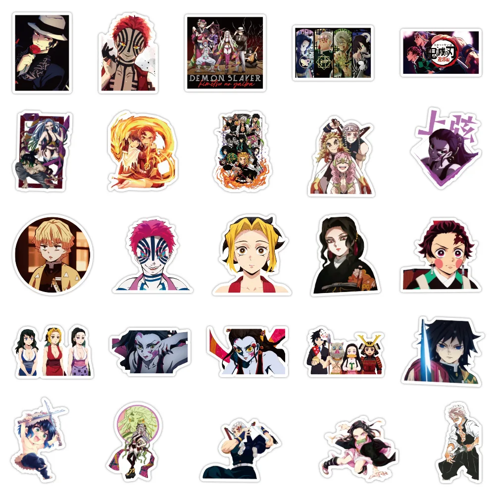 ملصقات كيميتسو نو يايبا قاتل الشياطين ، يوكاكو هين ، ملصق فينيل رائع للجرافيتي لأجهزة الكمبيوتر المحمول ، السيارة ، مقاومة للماء ، 50 * * ،