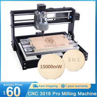 CNC 3018 Pro Milling Machine With GRBL Offline Controller DIY Mini 3 Axis Wood Router PCB Milling Cutting Laser Engraver