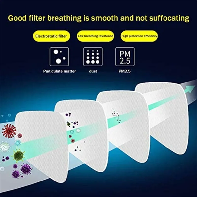 6200 Respirator Dust Gas Mask Filters Industrial Half Face Painting Spraying with Protective Fog-proof Glasses Sets Safety Work