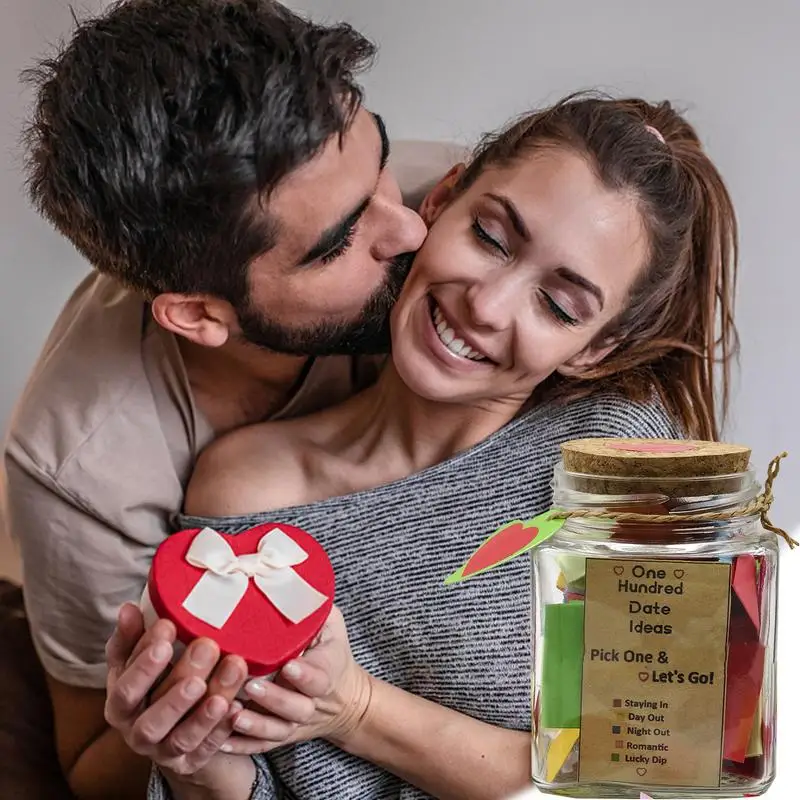 قائمة مرجعية أكاديمية تحفيزية للأزواج ، أواني ملاحظات للتاريخ والليلة ، هدية الخطبة ، ملونة ، مغامرة ، جديدة