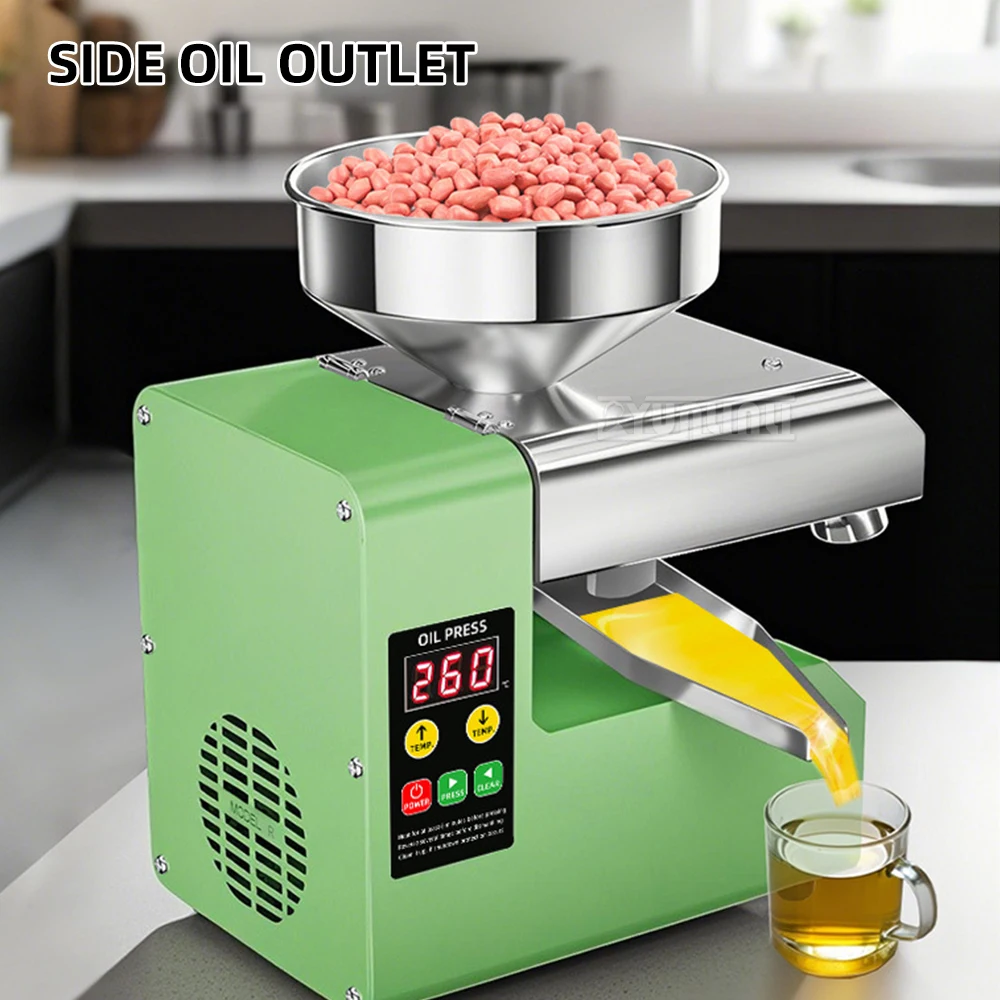 Household Intelligent Oil Press Machine Small Oil Prensado Aceite Wyciskarka Oleju Extracteur D'huile D'arachide