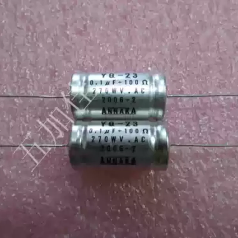 Japanese custom ANNAKA YQ-23 270V0.1uF+100R 0.1uF+100R axial capacitor