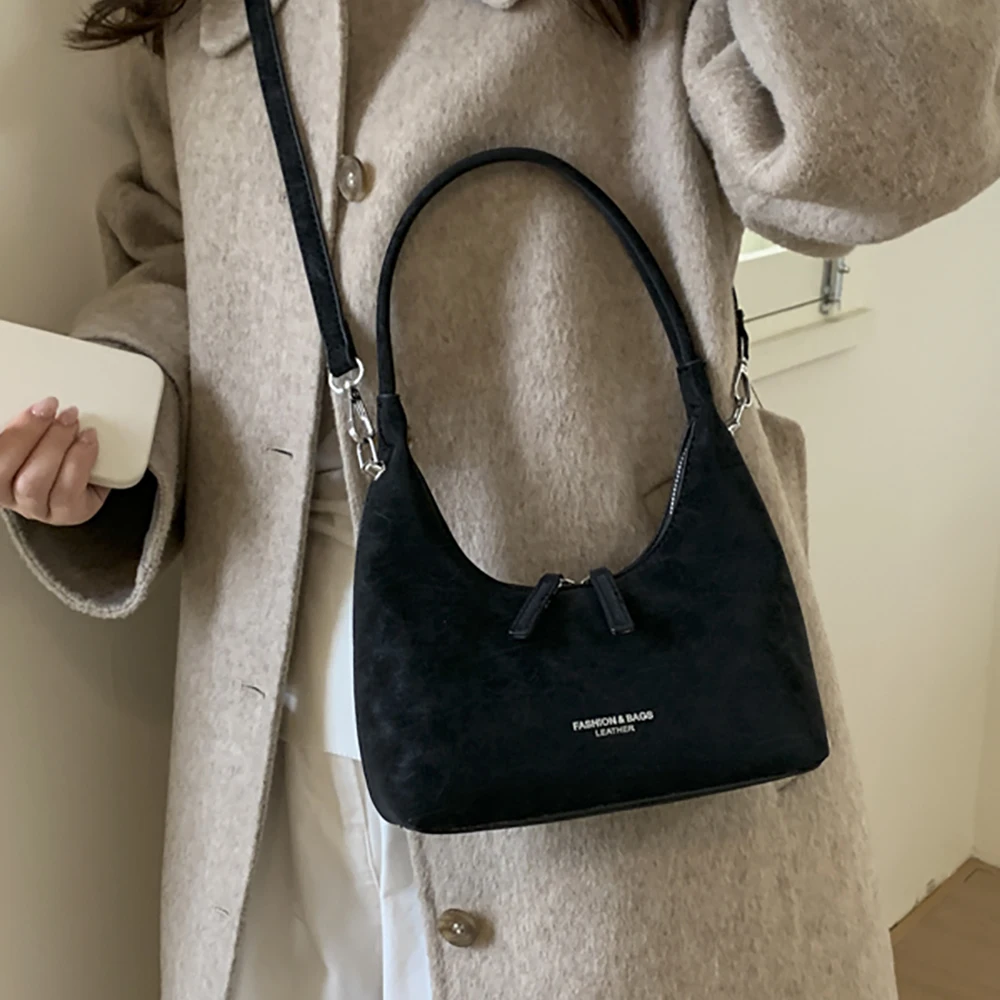 خريف شتاء Forsted حقيبة كروسبودي 2025 المرأة الجديدة بلون سستة حقائب كتف واحدة متعددة الاستخدامات كل مباراة تحت الإبط حزم #2