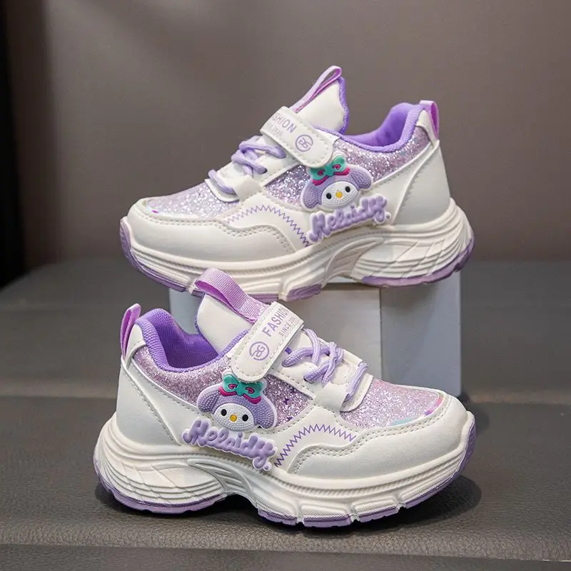 

Kawaii My Melody Sanrio Students Cute Cartoon Comfortable Sneakers Children Anti Slip Running Shoes Flat Shoes Gift for Kids
