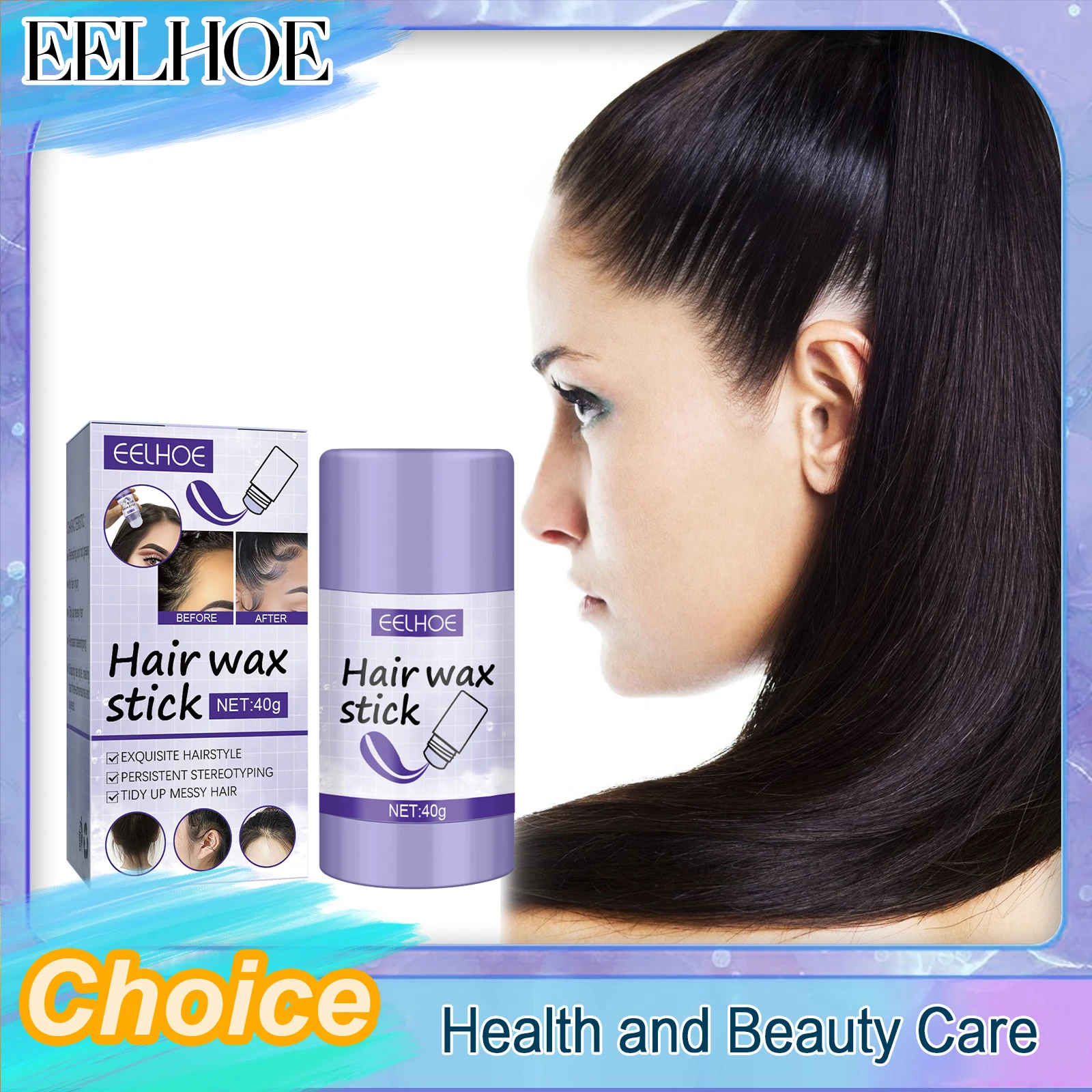 Major Hair Wax Stick Quickly Style Increase Hair Shine Non-Greasy Styling Wax Repair Broken Hair Smooth Styling Styling Cream
