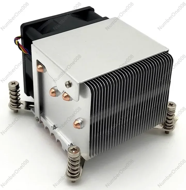 

4 Heat Pipe 2U Server CPU Radiator 1700 2011 1200 1151 Industrial Air-Cooled Double Ball Fan