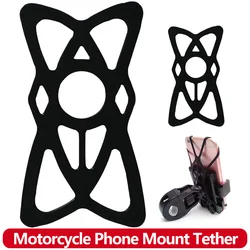 Motorcycle Phone Mount Tether Replacement Silicone Bands for Bike Holder Grip Rubber Strap Security Bands for iPhone Samsung