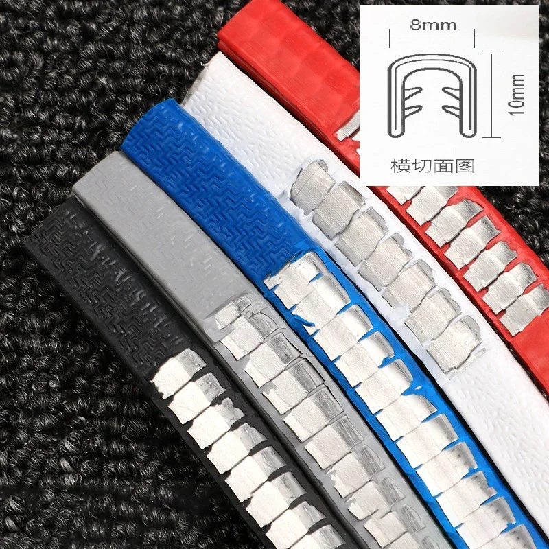 شريط مضاد للتصادمات لباب السيارة على شكل حرف U، شريط حماية مضاد للخدش لختم باب السيارة #2