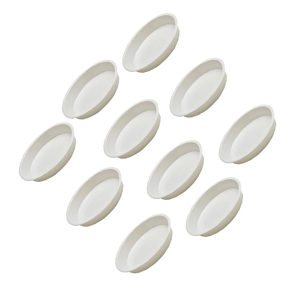 10 Piece Set of PP Round Saucers for Potted Plants Designed for Drainage and Protection Indoor Outdoor Environments