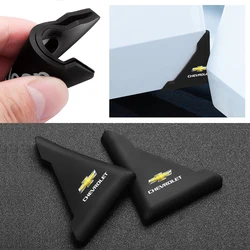 2/4pcs Silicone Car Door Corner Anti-Bump Anti-Scratch Protective Film For Chevrolet Aveo Orlando Sail Malibu Camaro Colorado