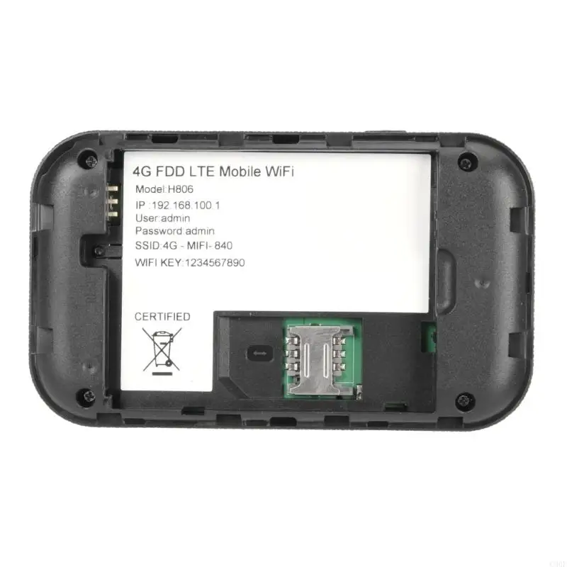 C90F tragbare 4G LTE -Hotspots für Reisen 150 Mbit / s Geschwindigkeit 10 Gerätekapazität Langer Akku Batterie