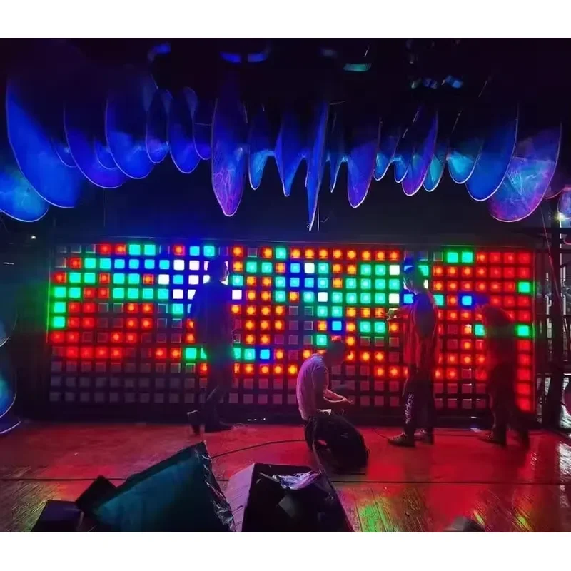 Colour-Changing Pat Light Punch Card Interactive Check-In Wall Display Creative Puzzle Activity Indoor Amusement Parks