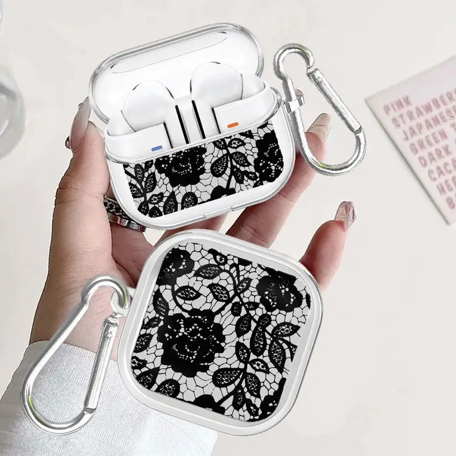 Black Lace Clear Ea…