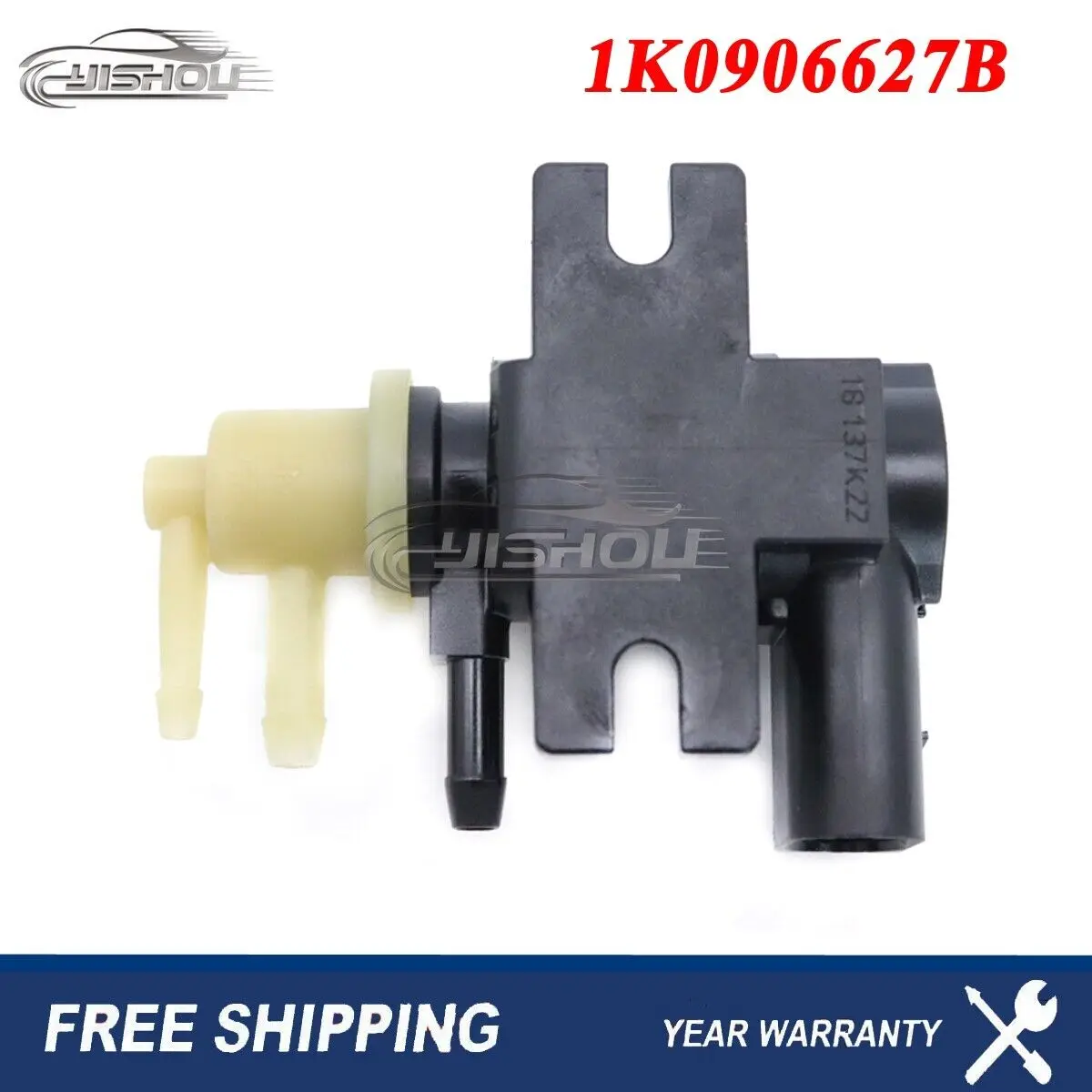 1K0906627B New Boost Pressure Solenoid Valve for Audi A3 A4 A6 Volkswagen Tiguan Passat  Golf Jetta Beetle 1K0906627 1K0906627A