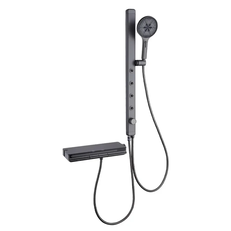 

Household storage, shower set, no top spray, copper simple split type, pressurized, multi-functional handheld shower.