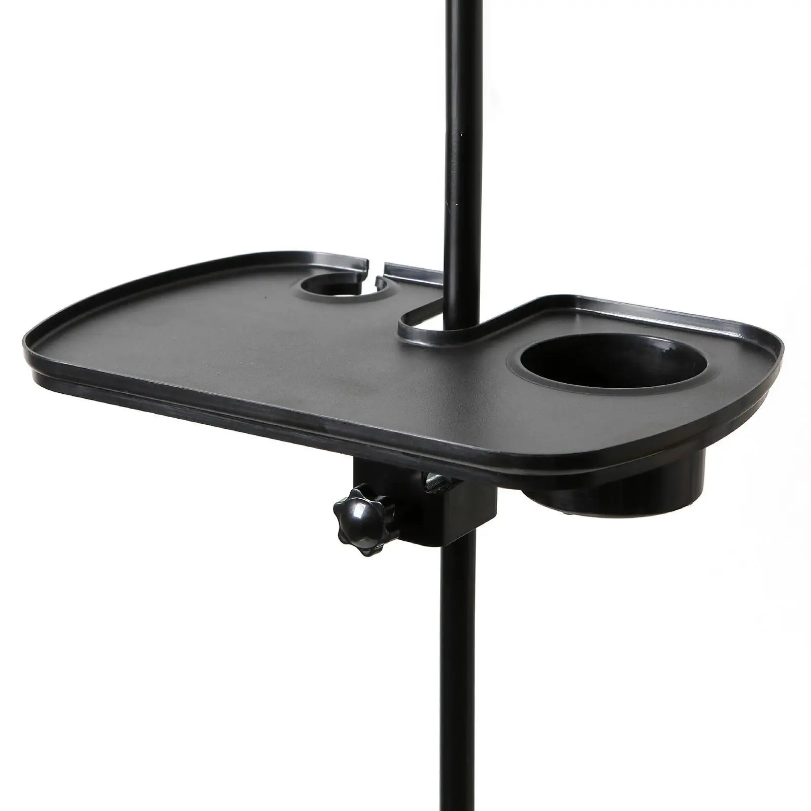 Microphone Stand Tray Adjustable Clamp Sound Card Tray for Music Sheet