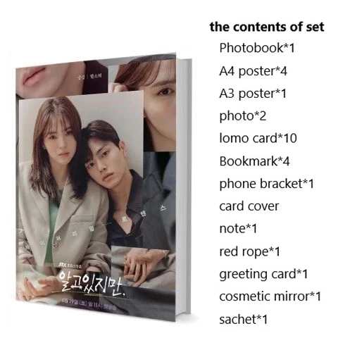 

Nevertheless Kang Song So-hee Han Jong-hyeop Chae Photobook Set With Poster Lomo Card Bookmark Photo Album Art Book Picturebook