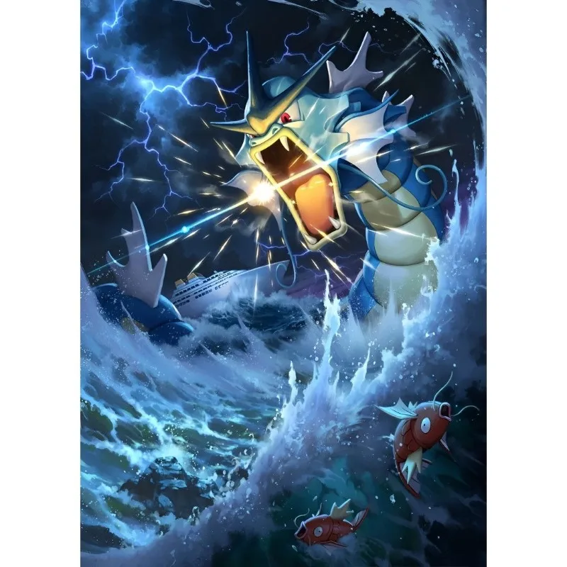 

Pokémon Anime Cute High Definition Childhood Memories Poster Borderless Canvas Suitable for Restaurant Decoration