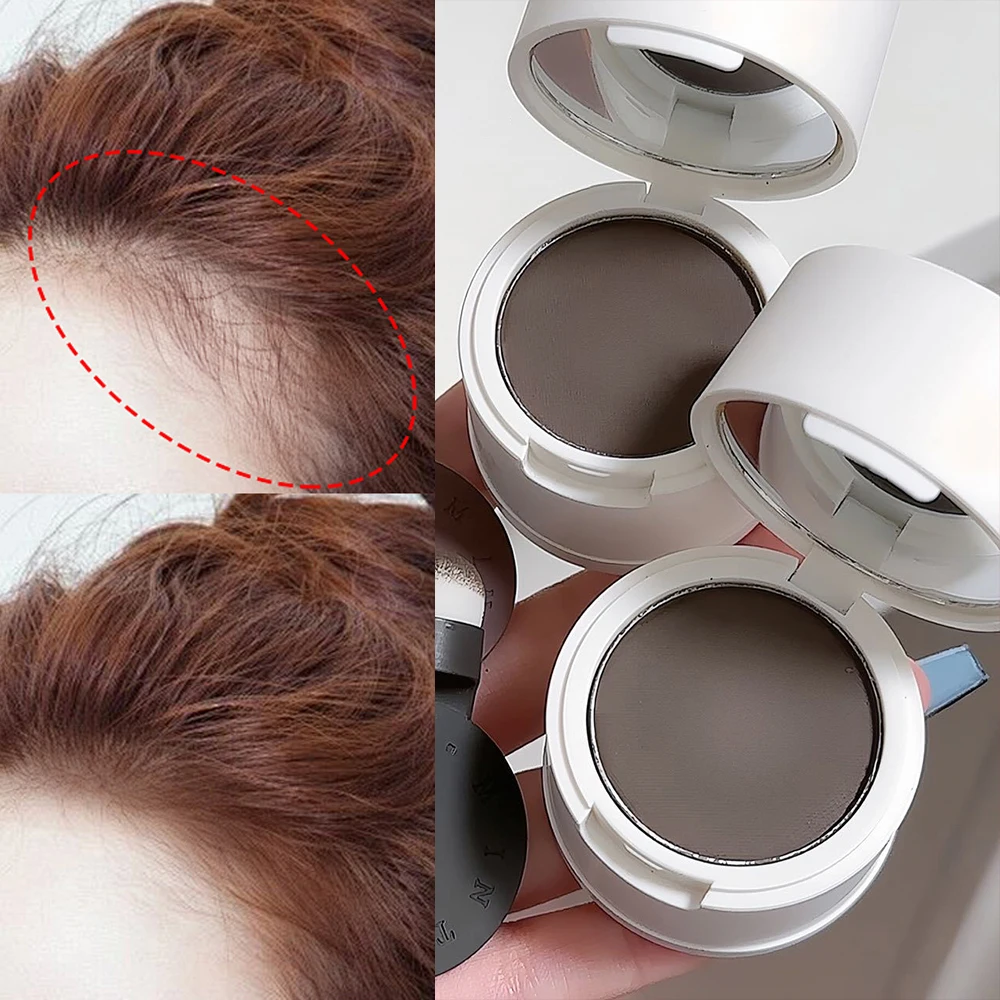 Instantly Hairline Shadow Powder Hair Filling Repair Concealer Forehead Trimming Bald Coverage Hair Fluffy Makeup Beauty Tools