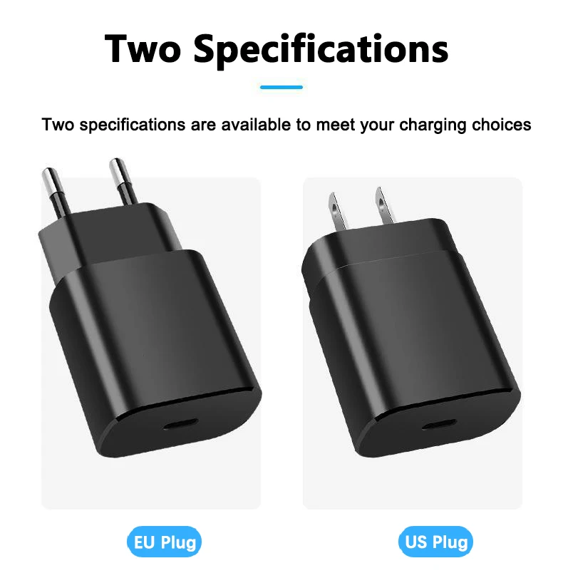 25W Samsung-Ladegerät, USB-Typ-C, Super-Schnellladewandadapter für Galaxy S24 S23 FE S22 5G A55 A54 A53 A34 A33 A73 Note10 – Detail 3