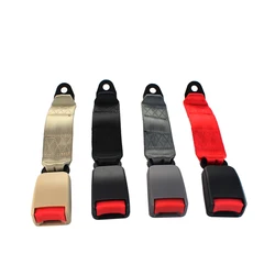 2 Points Universal Simple Car Seat Belts Safety Belt Webbing Extender Buckle Seat Belt Stopper Steel Multi-color Auto Seat Belt