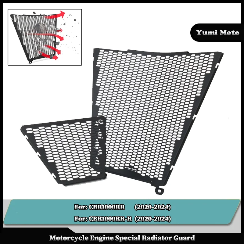 

Motorcycle Accessories Radiator Grille Guard Cover Protector For HONDA CBR1000RR-R SP CBR 1000RR R Fireblade 2020-2024 2023