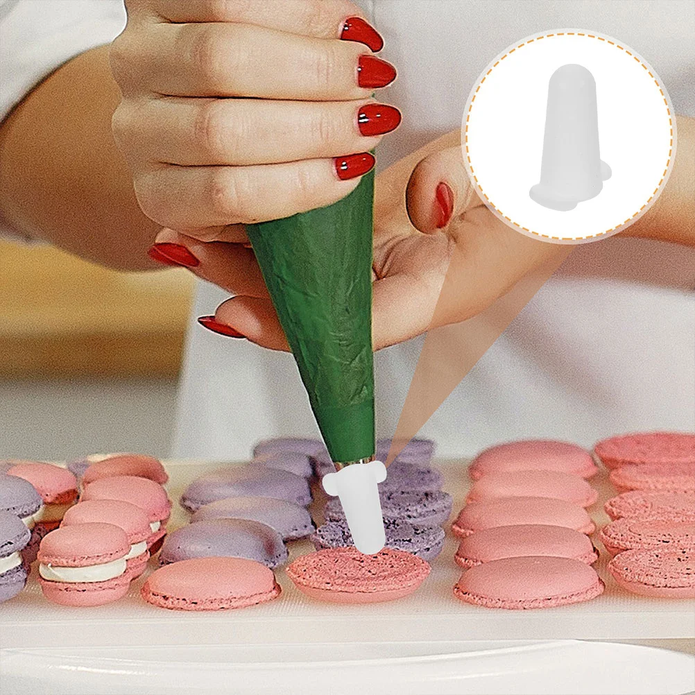 

4Pcs Silicone Piping Tip Cover Replacement for Cake Nozzle Reusable Heat Resistant Cake Decorating Tip Protectors