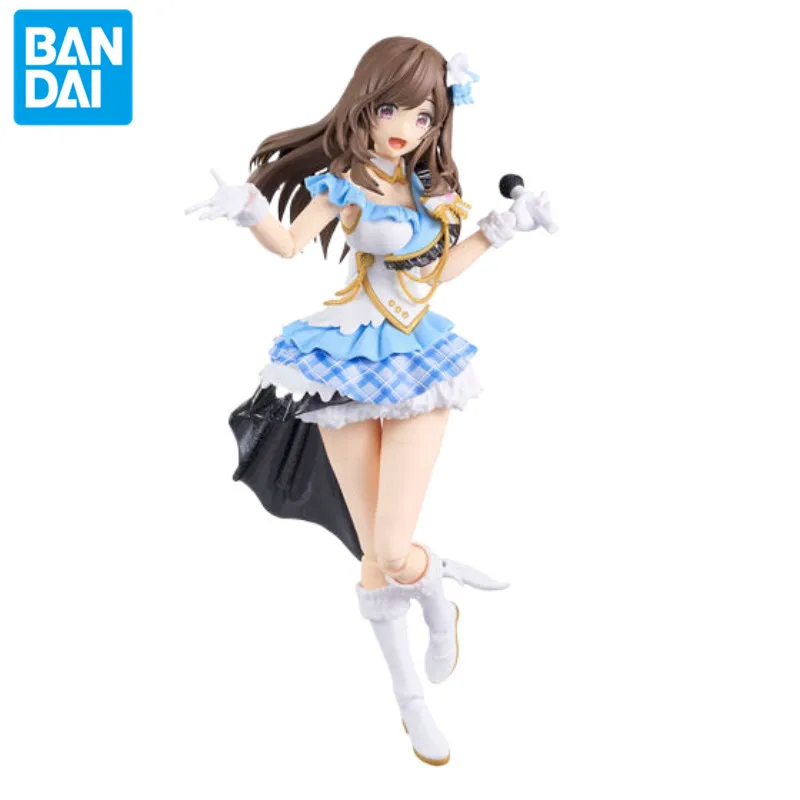 Bandai Genuine Anime Idol Master Shining Color 30MS Tsukioka Love Bell PVC Doll Figure Ornament Toy Gift Doll Collection Model