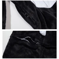 Kigurumi Adults Plus Size Panda Pajamas Cosplay Halloween Winter Women Onesies Flannel Hooded Jumpsuit for Couples Men Clothes - Image 5