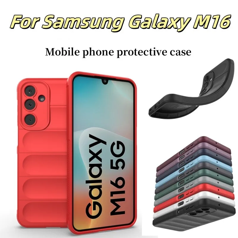 

Для Samsung Galaxy M16 Чехол для Samsung Galaxy M16 Чехол Противоударный силиконовый бампер Capa Чехол для телефона Samsung M16 5G