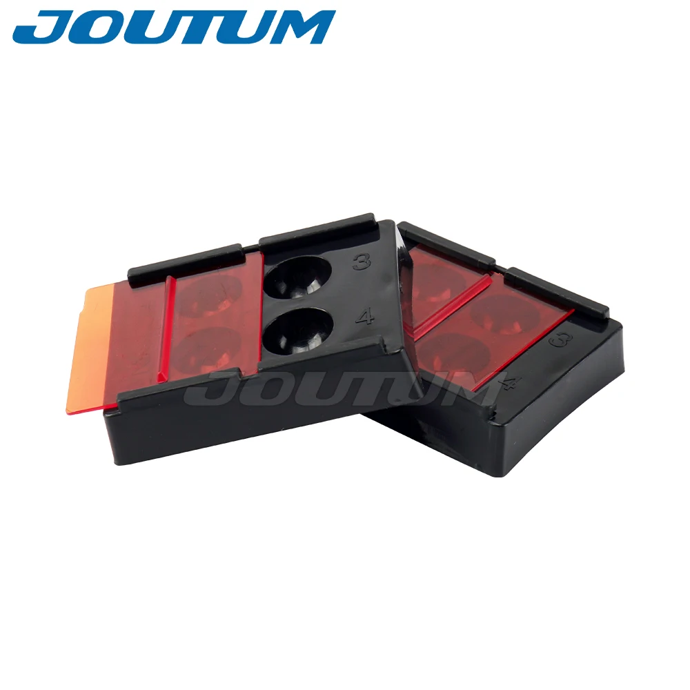 

4 Holes Dental Mix Composite Shading Light Box with Cover Veneer Tooth Box Denture Teeth Patch Shading Light Storage Case