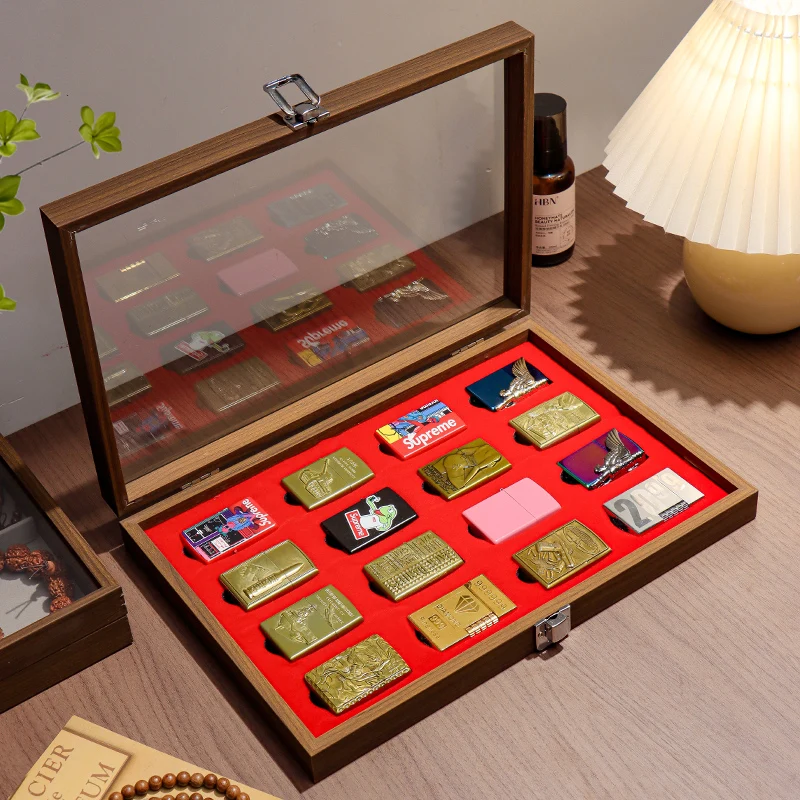 라이터 보관함, 방풍 디스플레이 랙, 수집 상자, 전시 디스플레이, 투명 방진 고급 정리 상자