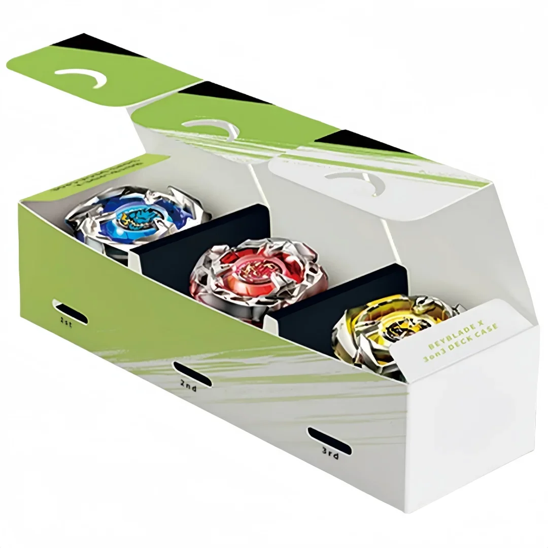 ECHTE TAKARA TOMY Beyscollector X BEYS BX-12 3on3 Deck Case Verpackung für das 3on3 Deck Case.